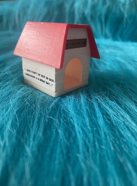 出口日本散货史努笔小狗房子摆件