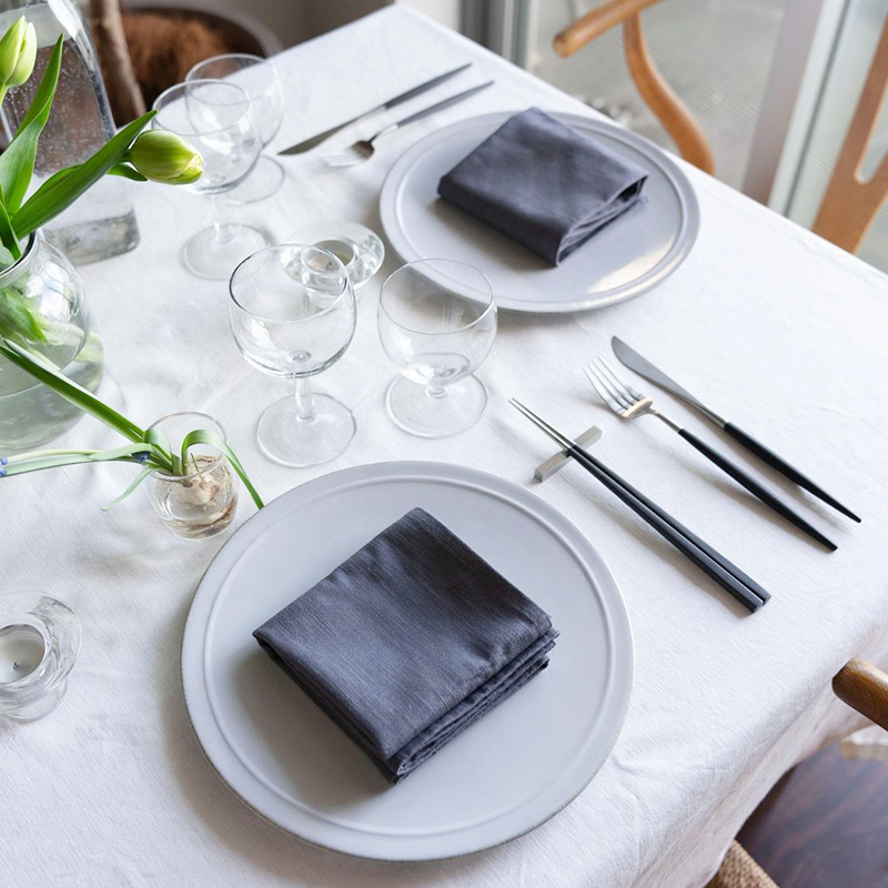 Cutipol西餐餐具刀叉套装高颜值家用三件套黑银勺子不锈钢牛排刀 - 图3