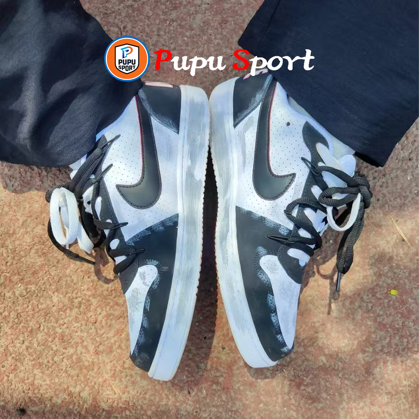 【定制球鞋】Nike Court Borough 暗夜十字 黑白灰,淘宝优惠券,粉丝福利购,淘宝优惠卷