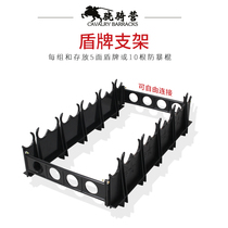 Shields Bracket Anti-Riot Shield Placing Racks Riot Stick Bracket Security Rubber Stick Bracket PC Shield Bracket