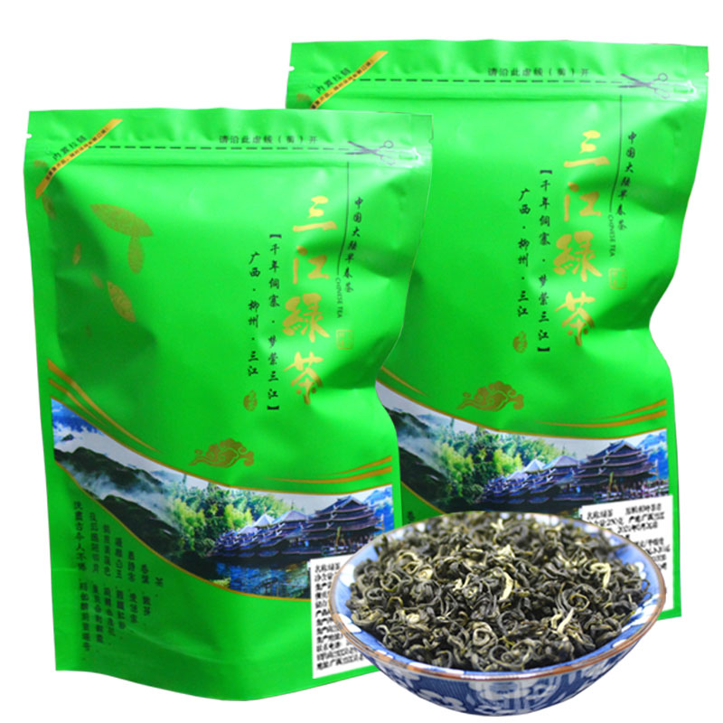 侗乡三江布央高山绿茶新茶明清嫩芽三江绿茶本地茶 厂家直销 500g - 图0