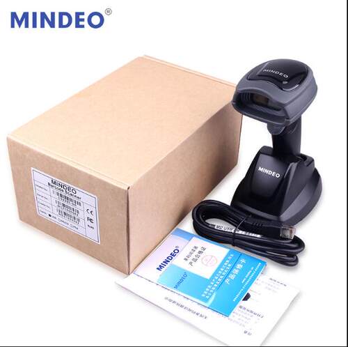MINDEO/民德CS2190/2290无线一维二维条码扫描枪商场超市带储存 - 图2