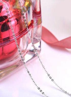 925纯银项链盒子链锁骨链蛇骨链