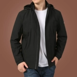 Толстовка с капюшоном, демисезонная ветрозащитная куртка для отдыха, коллекция 2023, для мужчины среднего возраста, оверсайз