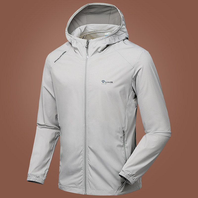 户外防晒夏季风衣男士超薄防晒衣 kpb夹克