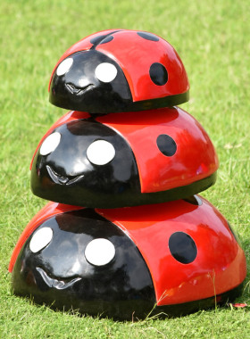 七星瓢虫玻璃钢景观园林甲虫摆件