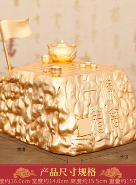 现货正品李居明九运吉祥物西方旗鼓印箱摆件招财客厅办公桌摆设