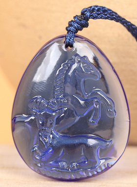 宋韶光属马吉祥物马羊喜合摆件