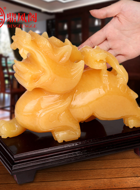 天然招财皮丘客厅貔貅摆件