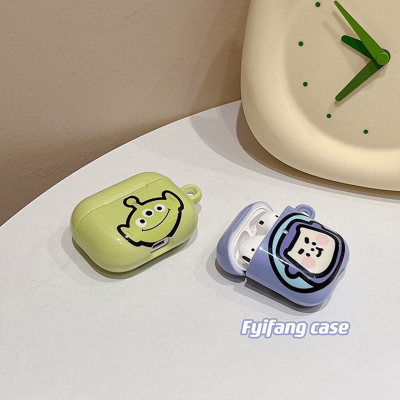 巴斯光年适用airpods3耳机保护套可爱AirpodsPro2苹果无线蓝牙ipods3耳机壳卡通三眼仔airpods1/2/3代硬壳 - 图0