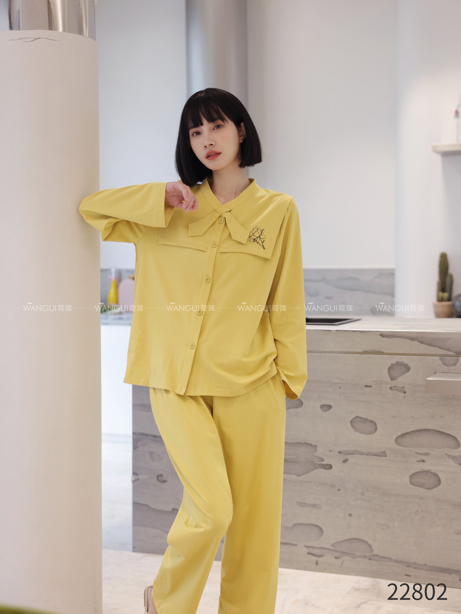 纯棉睡衣女士春秋韩版长袖休闲舒适可外穿全棉家居服套装22802,淘宝优惠券,粉丝福利购,淘宝优惠卷