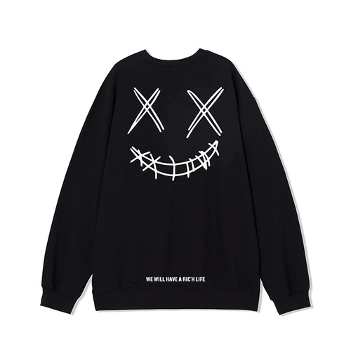 RickyiSclownjoke Ric Clown, чтобы разорвать Smiley Face Sweater Men's National Parm Brand Par