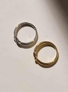 轻奢高级感小众设计感绳结戒指