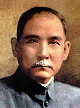 孙中山厅堂标准像怀古民国总统