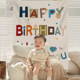 Hanging cloth background wall birthday arrangement scene decoration