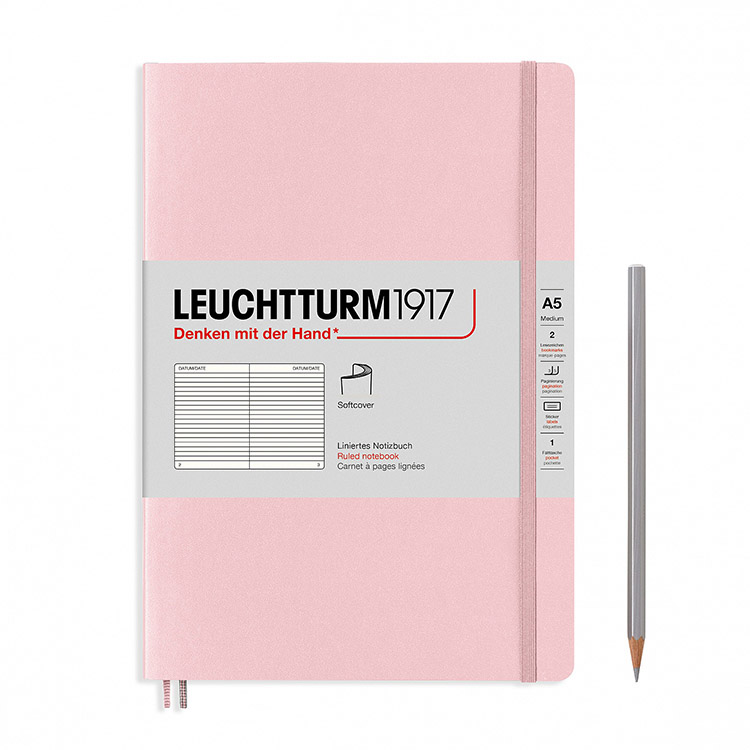 正品德国灯塔软皮面Leuchtturm1917笔记本黑色彩色经典系列记事本 - 图2