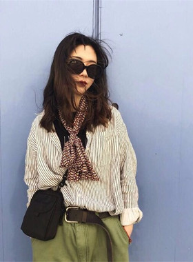 新款女士复古板材时尚白色太阳镜