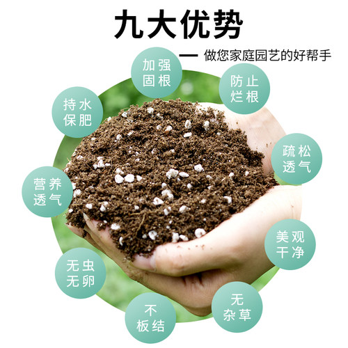 营养土养花种花种菜有机土壤通用型家用种植土多肉花土陶粒珍珠岩 - 图2