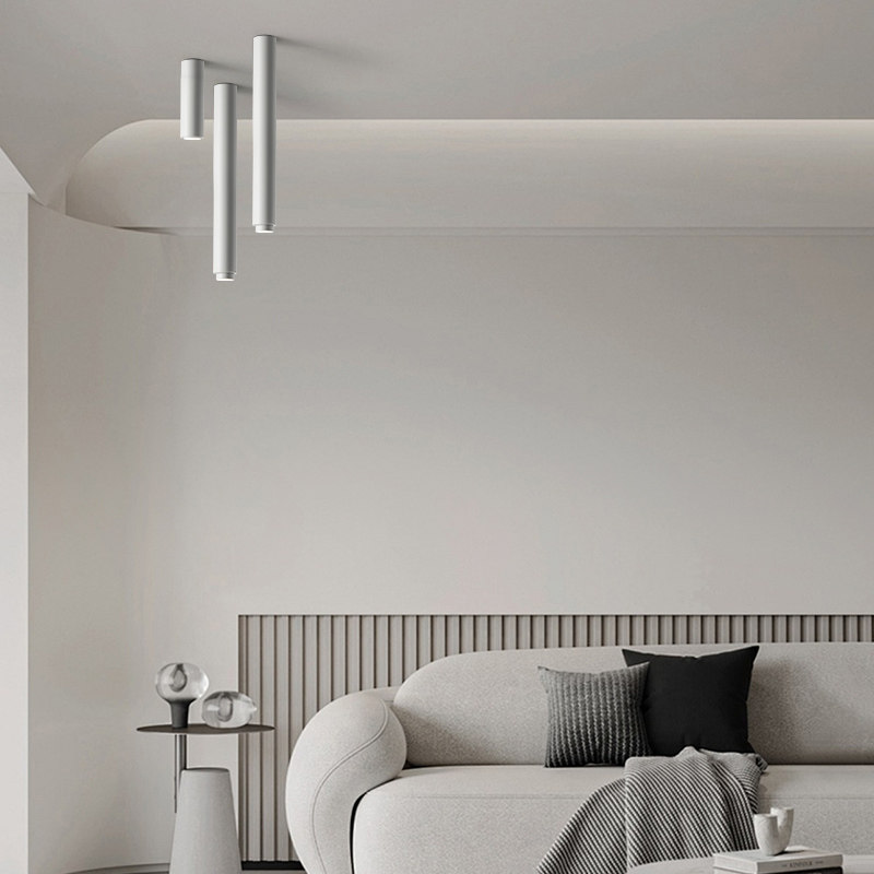 led明装长筒灯圆柱形调焦变焦餐厅吧台吸顶式射灯创意背景墙灯具,淘宝优惠券,粉丝福利购,淘宝优惠卷