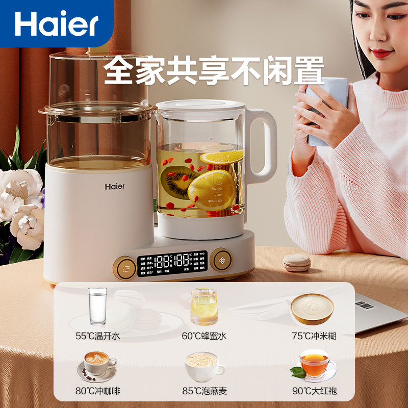 海尔恒温壶冲奶婴儿奶瓶消毒温奶器 haier海尔母婴暖奶器/加热器