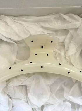 A012复古气质龙骨发夹波点抓夹后脑勺盘发鲨鱼夹高级感发卡发饰