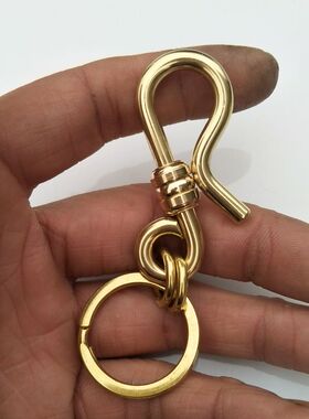 钥匙扣张三不锈钢快手抖音同款
