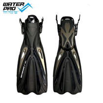 WATERPRO Deep Diving Lung Snorkeling Submarine Professional Training Kit Classic Diving Frog Shoes Feet Webbing Neutral Buoyancy