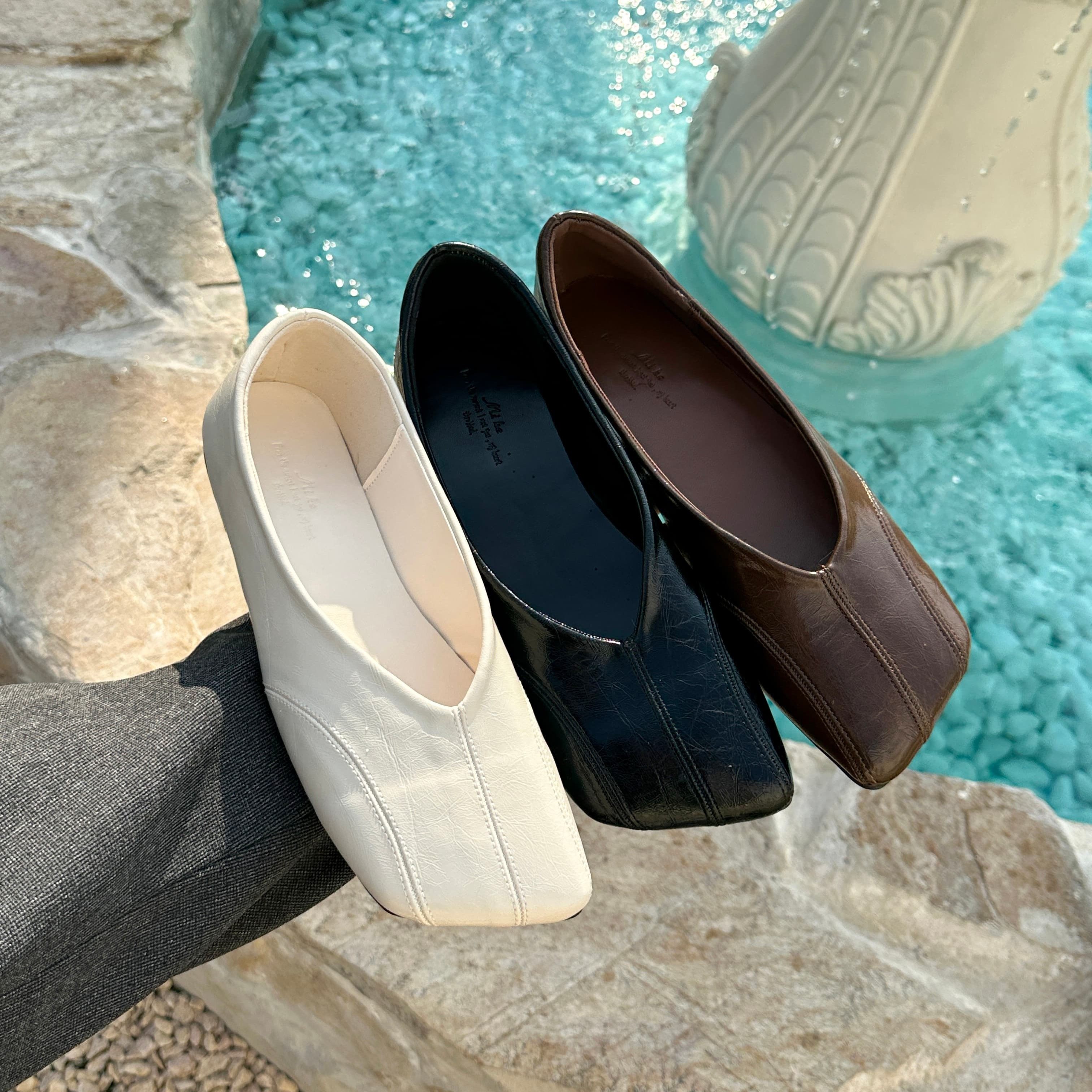 法式温柔风方头浅口玛丽珍单鞋女平底一脚蹬通勤软底英伦风小皮鞋,淘宝优惠券,粉丝福利购,淘宝优惠卷