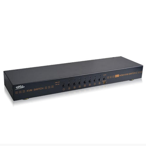 EKL81HK HDMI+USB八进一出KVM切换器4k*2k高清大屏机架式传输稳定 - 图0