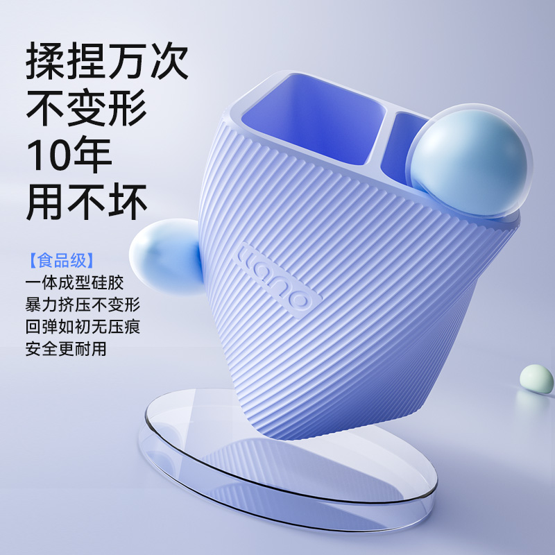 绿巨能相机电池硅胶收纳盒适用于富士235佳能13L/E6索尼FZ100尼康EL15/EL3E松下BLK22弹夹盒双槽收纳仓保护壳 - 图0