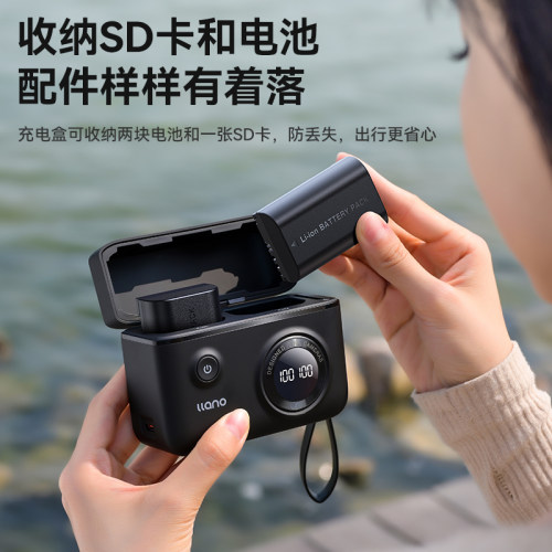 绿巨能LP-E6NH快充盒子充电盒相机电池充电器适用佳能70D 6D R7二代 R6 R5 60D 80D 90D 5D4 5D3 5DMark4相机 - 图3