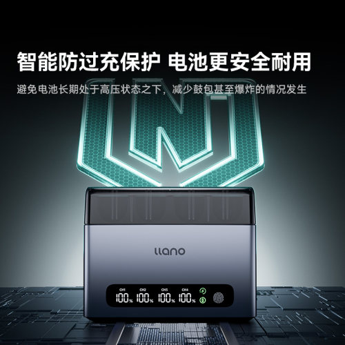 绿巨能NP-W235相机电池充电器CM4轻铝快充底座65W四口适用富士XS20 XT5 XT4 GFX 100S/50SII XH2S X-T4 X-T5 - 图2
