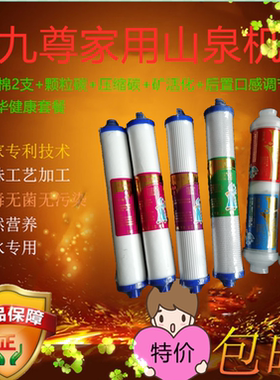 天天一泉水九尊家用山泉机净水器套餐矿活化专用滤芯包邮包教更换