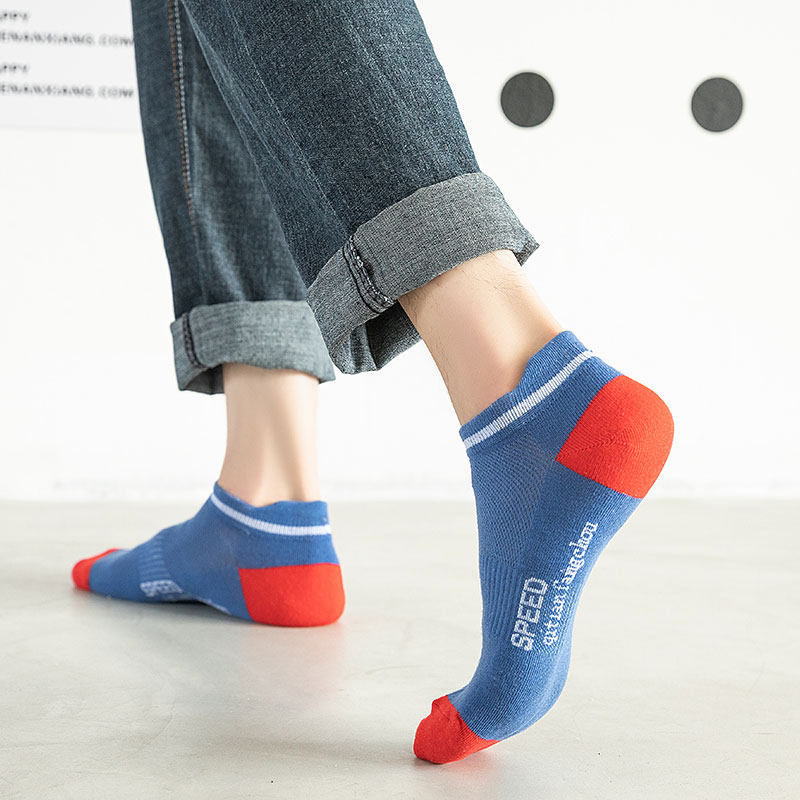 夏天男士透气纯棉吸汗中筒潮男短袜 浙元素短袜/打底袜/丝袜/美腿袜