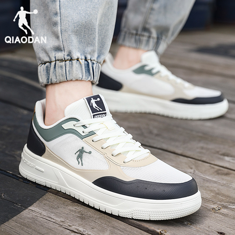 乔丹男鞋轻便低帮网面透气时尚系列系带小白鞋休闲风圆头运动板鞋,淘宝优惠券,粉丝福利购,淘宝优惠卷