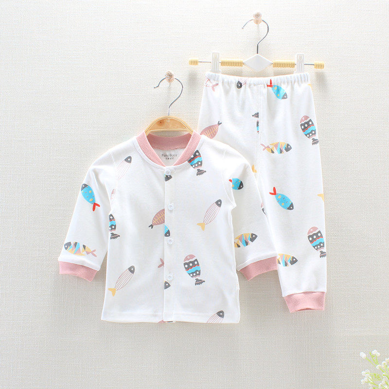 凡爱宝贝婴儿纯棉长袖对襟套装幼儿肩扣套儿童内衣秋衣秋裤棉毛衫,淘宝优惠券,粉丝福利购,淘宝优惠卷