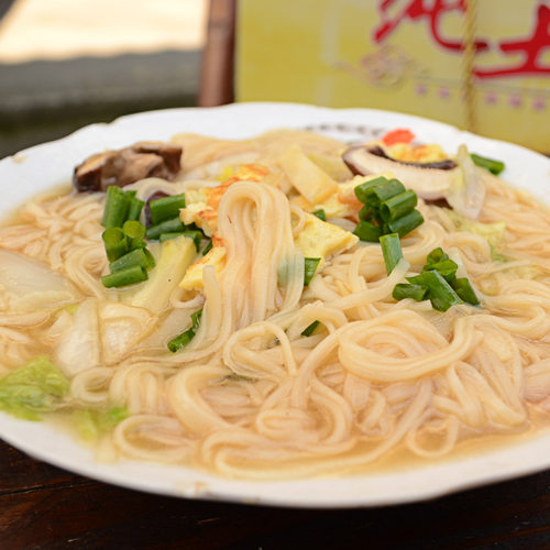 缙云土面仙都阿婆纯土面面条挂面土索面土爽面 300gx10袋特产礼盒 - 图2