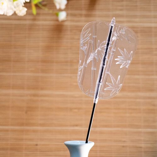 Ringdoll戒之人形 75透明扇子 梅兰竹菊瀚 BJD娃娃叔体配件 - 图1