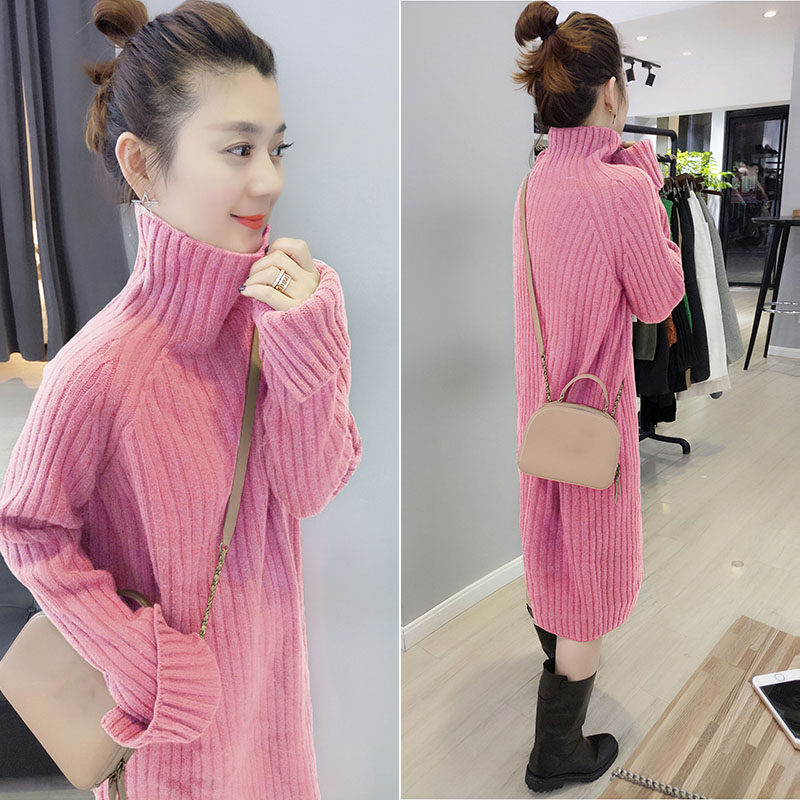 欧洲站2020新款秋装欧货慵懒针织衫 bobowaltz连衣裙