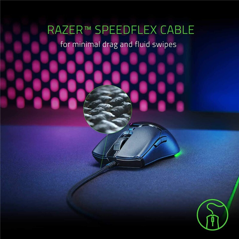 Razer/雷蛇Viper Mini有线游戏鼠标 毒蝰迷你版 电竞吃鸡联盟黑色 - 图3