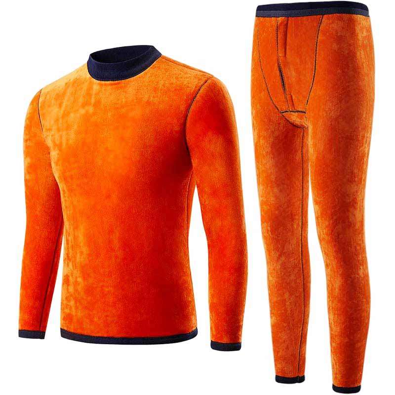 男士保暖加绒套装防寒高领保暖衣 lecgceshcs雷根狮保暖上装