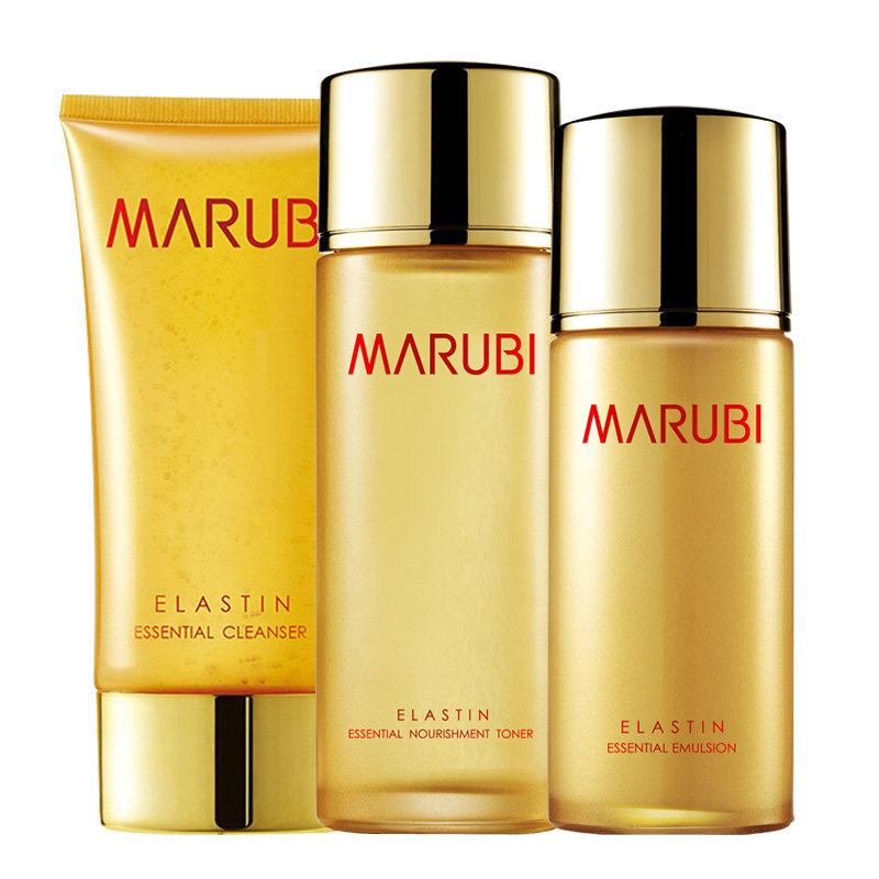 丸美水乳套装护肤品正品补水水乳霜 丸美鑫丝路面部护理套装