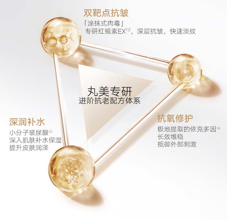 丸美小金针次抛重组胶原蛋白精华液 丸美鑫丝路液态精华