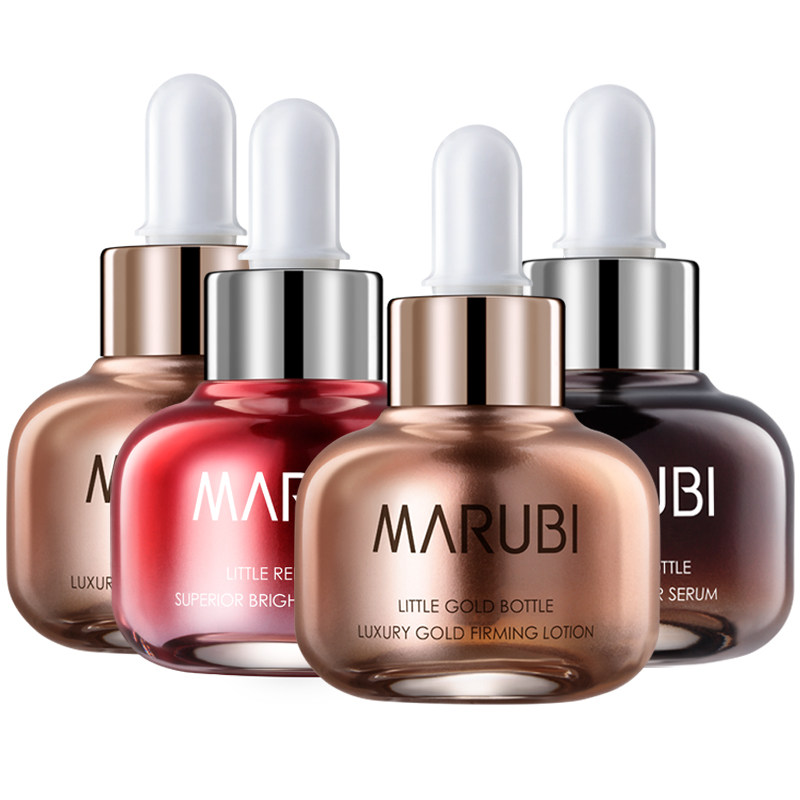 丸美小棕瓶紧致抗皱小黑瓶精华液 丸美鑫丝路面部护理套装