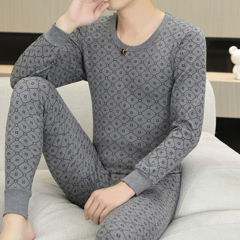 男士秋衣秋裤套装中老年人爸爸衬衣衬裤打底衫秋冬季中领保暖内衣,淘宝优惠券,粉丝福利购,淘宝优惠卷