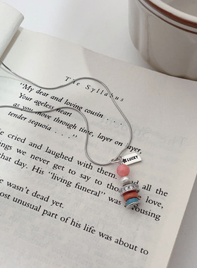 未晚女纯银珍珠许愿灯塔吊坠