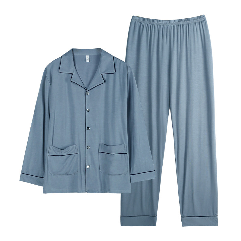 男士春秋季长袖莫代尔四季睡衣 轩靓睡衣/家居服套装