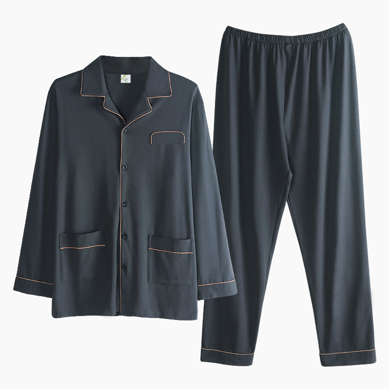 男士春秋款纯棉长袖加大码天睡衣 轩靓睡衣/家居服套装