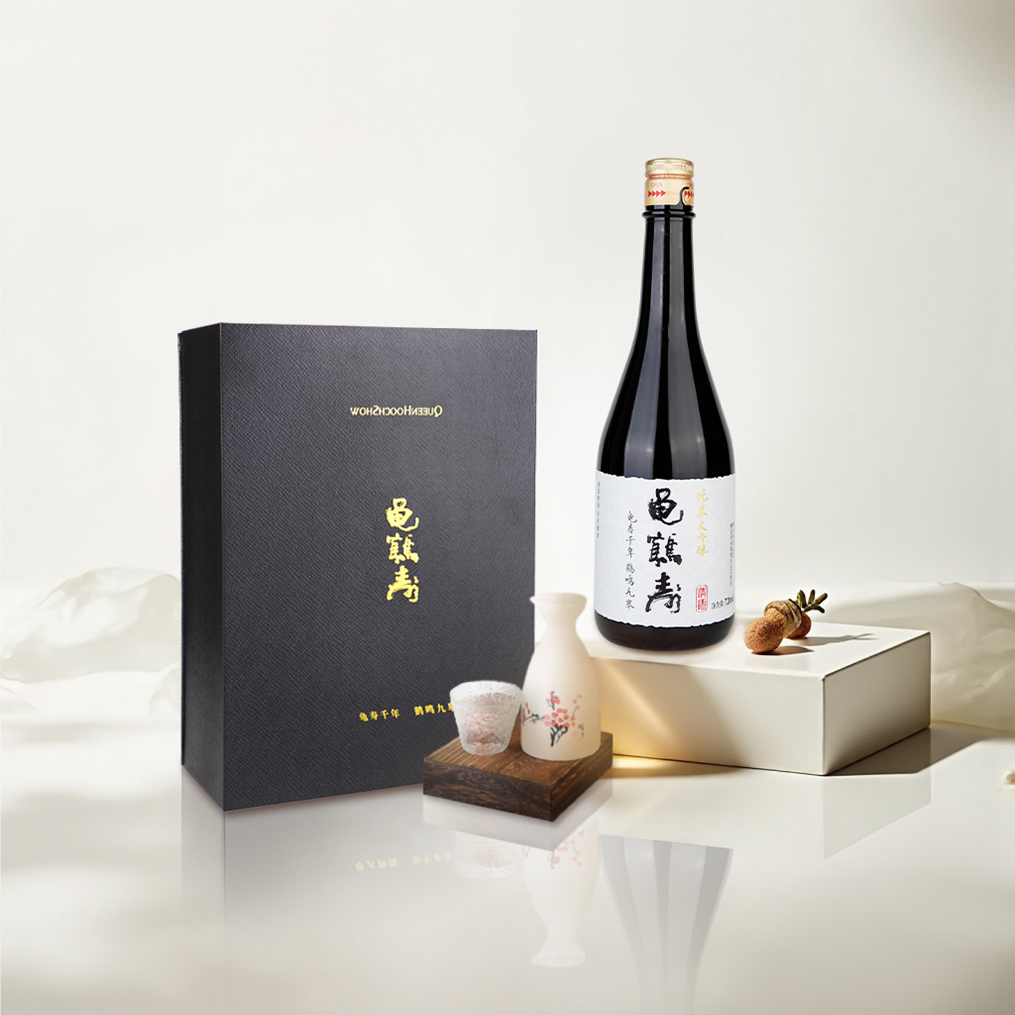 龟鹤寿纯米大吟酿720ML清酒 发酵酒纯米酒 日式低度清酒 - 图2