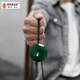 Natural Grade A Jadeite Ping An Buckle Jade Pendant